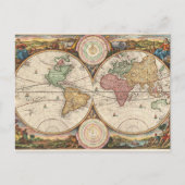  Briefkaart Kaart die Ecliptic toont (Voorkant)