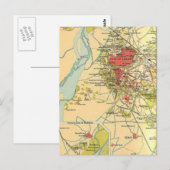 Briefkaart  kaart Lahore (Voorkant / Achterkant)