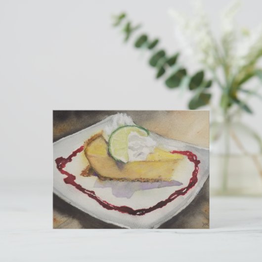 Briefkaart kaaskake (Staand voorkant)