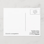 Briefkaart: Kalm aan de strand. Algarve Portugal Briefkaart (Achterkant)