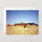 Briefkaart kamelen aan de Oude zijderoute Khorasan (Voorkant / Achterkant)