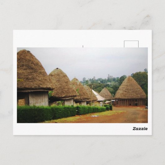 Briefkaart Kameroen (Achterkant)