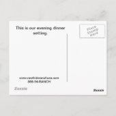 Briefkaart kampvuur (Achterkant)