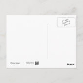 Briefkaart - Kanaal in Venetië, Italië (Achterkant)