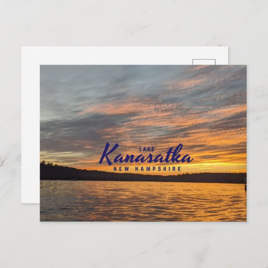 Briefkaart Kanasatka Sunset (Voorkant / Achterkant)