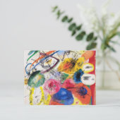 Briefkaart Kandinsky Black Lines (Staand voorkant)