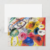 Briefkaart Kandinsky Black Lines (Voorkant / Achterkant)