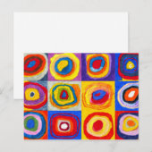 Briefkaart Kandisnky Circles (Voorkant / Achterkant)