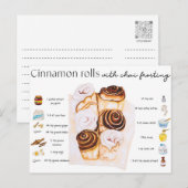 Briefkaart - Kaneelbroodjes (Voorkant / Achterkant)