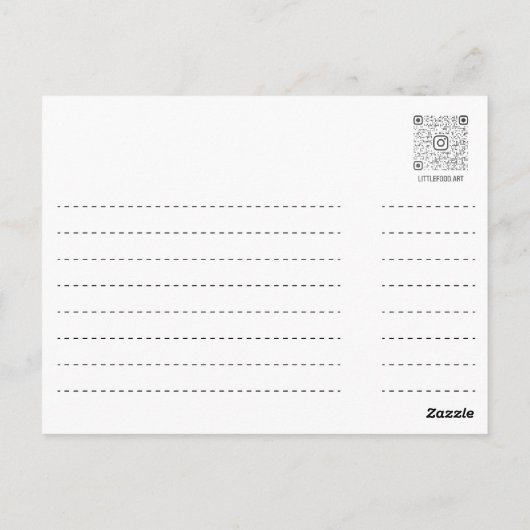 Briefkaart - Kaneelbroodjes (Achterkant)