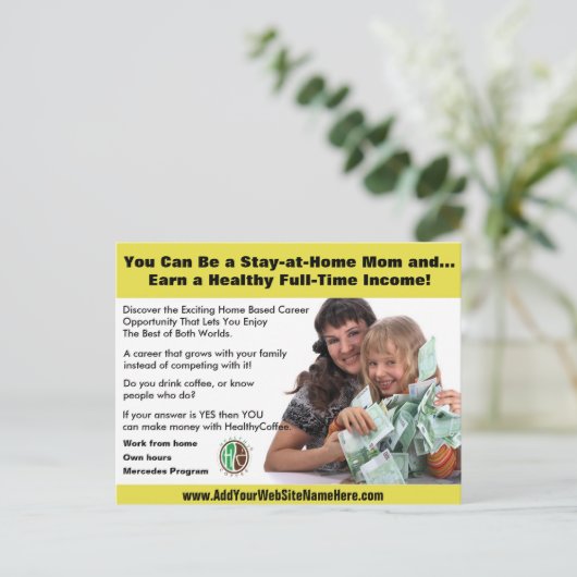 Briefkaart kansen (Staand voorkant)