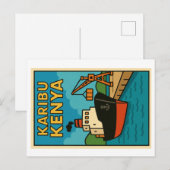 Briefkaart - Karibu Nederland (Voorkant / Achterkant)