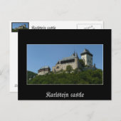 Briefkaart Karlstejn (Voorkant / Achterkant)