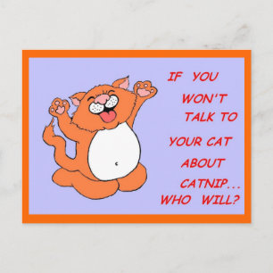 Briefkaart Kat van de vangst