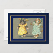 Briefkaart  Katten Overslaan (Voorkant / Achterkant)