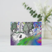 briefkaart "Katzen Farben" (Staand voorkant)