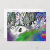 briefkaart "Katzen Farben" (Voorkant / Achterkant)