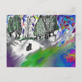 briefkaart "Katzen Farben"