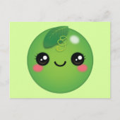 Briefkaart Kawaii Pea (Voorkant)