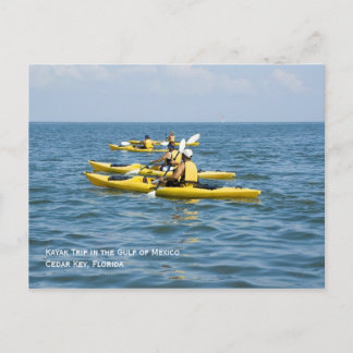 Briefkaart Kayak Trip