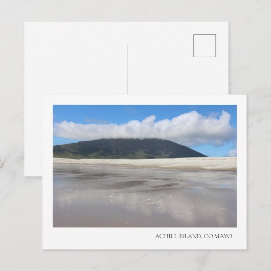 BRIEFKAART: KEEL STRAND, ACHILL, CO.MAYO BRIEFKAART (Voorkant / Achterkant)