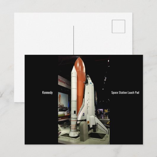 Briefkaart Kennedy Space Center starten (Voorkant / Achterkant)