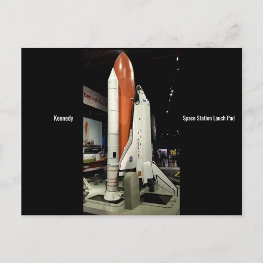 Briefkaart Kennedy Space Center starten (Voorkant)