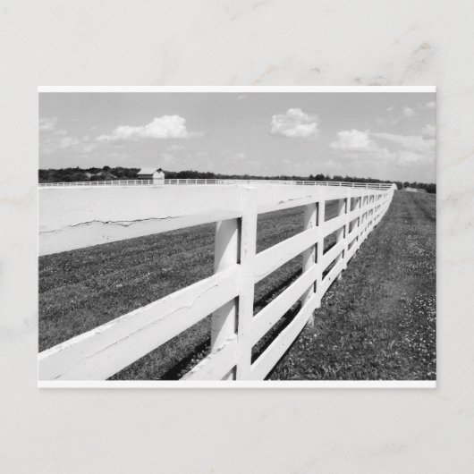 Briefkaart Kentucky Fences (Voorkant)