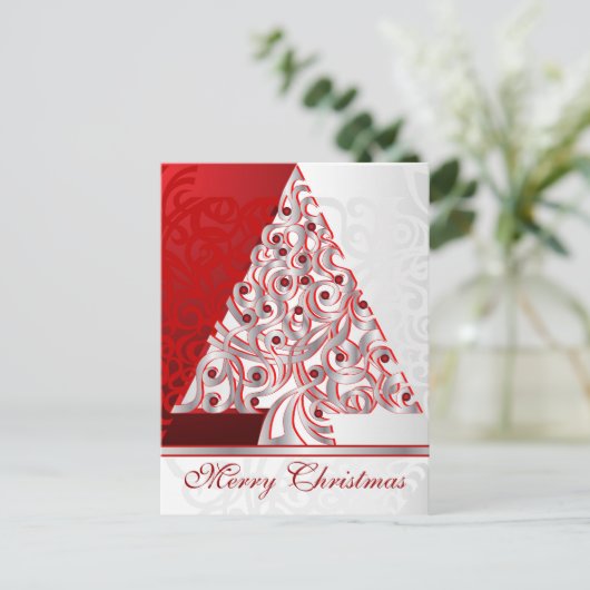 Briefkaart kerst (Staand voorkant)