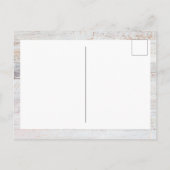 Briefkaart Kerst Familie Custom Photo Card rustiek (Achterkant)