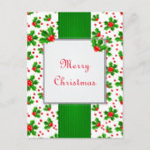 Briefkaart kerstbessen (Voorkant)