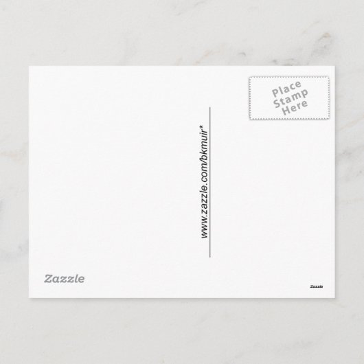 Briefkaart - kerstboom (Achterkant)