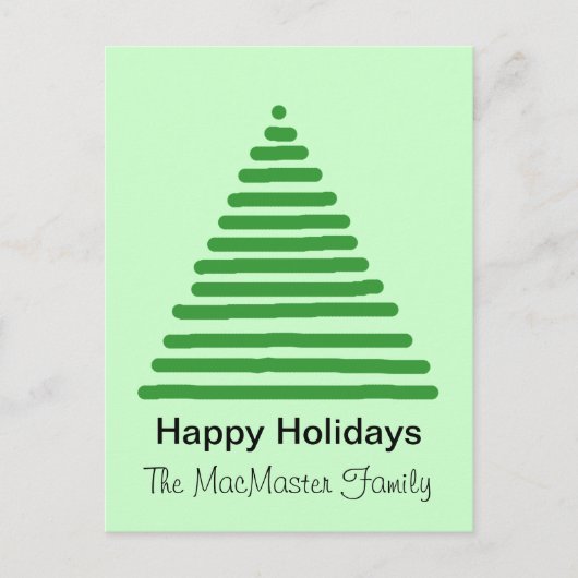 Briefkaart - kerstboom (Voorkant)