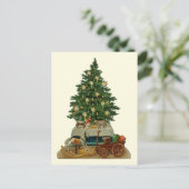 Briefkaart "kerstboom" (Staand voorkant)