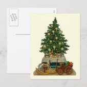 Briefkaart "kerstboom" (Voorkant / Achterkant)