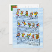 Briefkaart "Kerstbriefjes" (Voorkant / Achterkant)