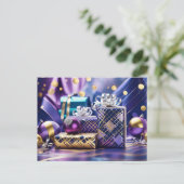 briefkaart kerstcadeaus (Staand voorkant)