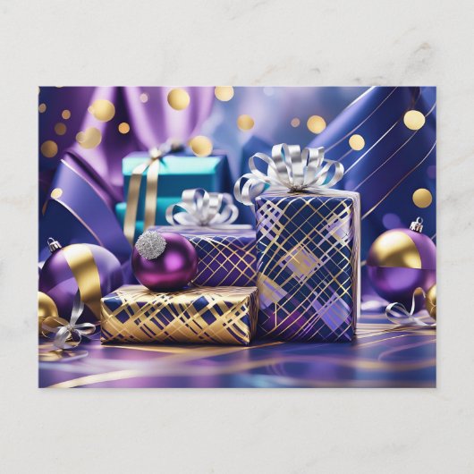 briefkaart kerstcadeaus (Voorkant)