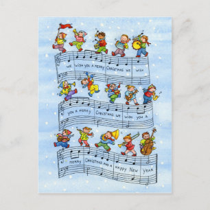 Briefkaart "kerstcadeautjes"