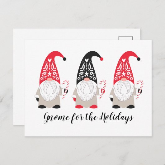 Briefkaart kerstfeestdag (Voorkant / Achterkant)