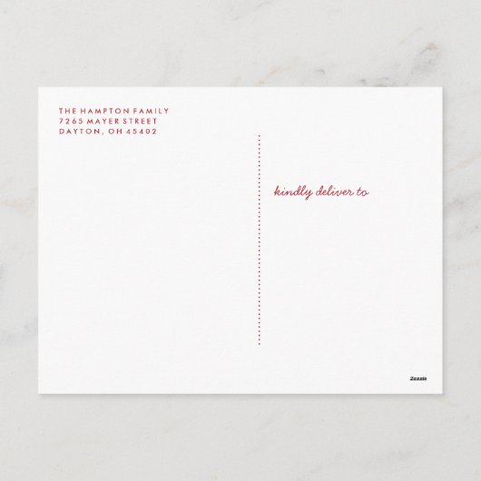 Briefkaart kerstfeestdag - Berry (Achterkant)