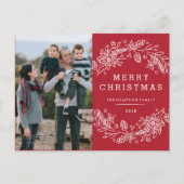 Briefkaart kerstfeestdag - Berry (Voorkant)