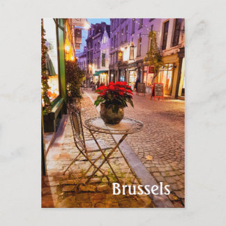 Briefkaart kerstfoto Brussel België