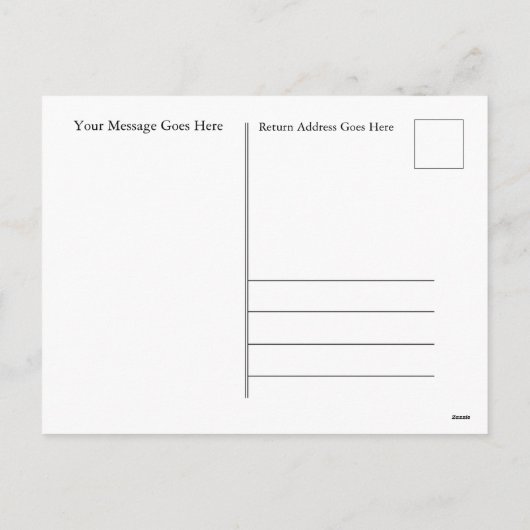 Briefkaart kerstfoto's kaarsen - HAMbWG (Achterkant)