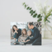 Briefkaart kerstfoto's - siervoorwerpen (Staand voorkant)