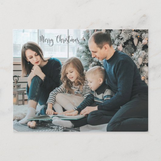 Briefkaart kerstfoto's - siervoorwerpen (Voorkant)