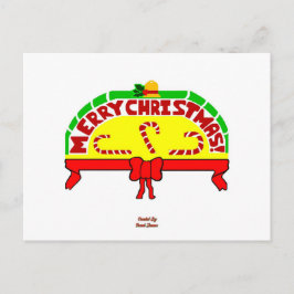 Briefkaart kerstgraten