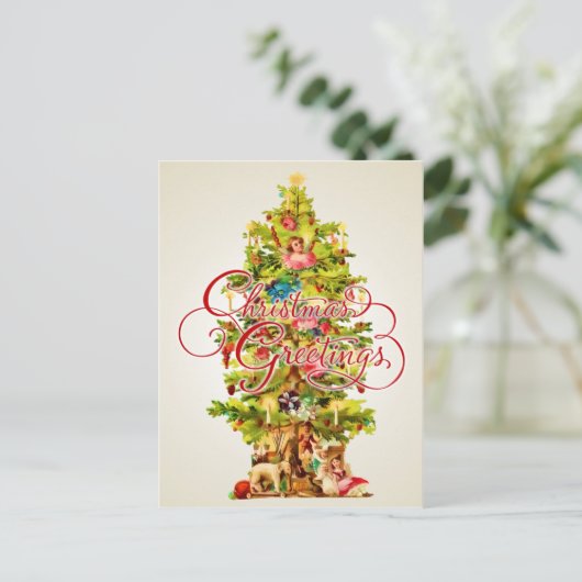 Briefkaart kerstgraten (Staand voorkant)