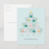 Briefkaart kersthaaienziekte (Voorkant / Achterkant)