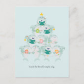 Briefkaart kersthaaienziekte (Voorkant)